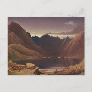 Loch Coruisk, Isle of Skye - Dawn, c.1826-32 (w/c) Briefkaart