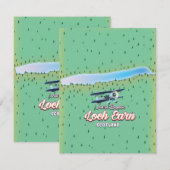 Loch Earn carte ancienne Écosse (Devant / Derrière)