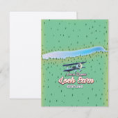 Loch Earn carte ancienne Écosse (Devant / Derrière)