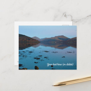 Loch Fyne in Blue, Scotland Briefkaart