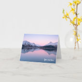 Loch Leven, Écosse Carte de voeux (Fleur jaune)