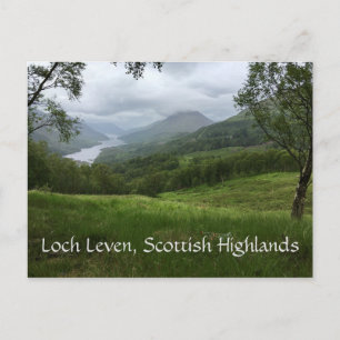 Loch Leven Vista, westkust van Schotse Hooglanden Briefkaart