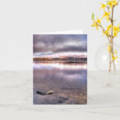Loch Lomond, Écosse Carte de voeux (Fleur jaune)