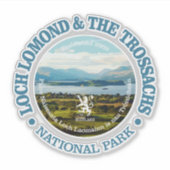Loch Lomond en de Trossachs Sticker (Voorkant)