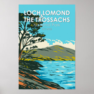 Loch Lomond en het Nationaal Park Trossachs Poster