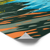 Loch Lomond en het Nationaal Park Trossachs Poster (Hoek)