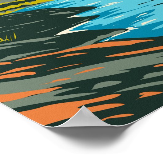 Loch Lomond en het Nationaal Park Trossachs Poster (Hoek)