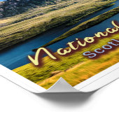 LOCH LOMOND EN TROSSACHS NATIONAAL PARK - UK POSTER (Hoek)