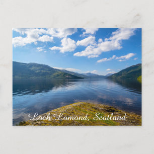 Loch Lomond, Schotland, natuur briefkaart. Briefkaart