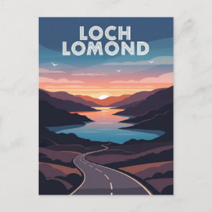 Loch Lomond Schotland Reizen Briefkaart