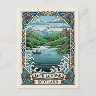 Loch Lomond Schotland Reizen Briefkaart