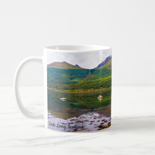 Loch Long, Arrochar, Ecosse Mug (Gauche)
