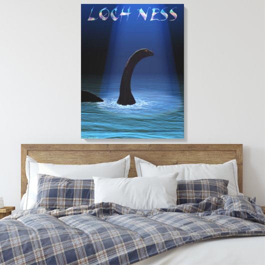 Loch Ness 1 Canvas Afdruk (Insitu (Slaapkamer))