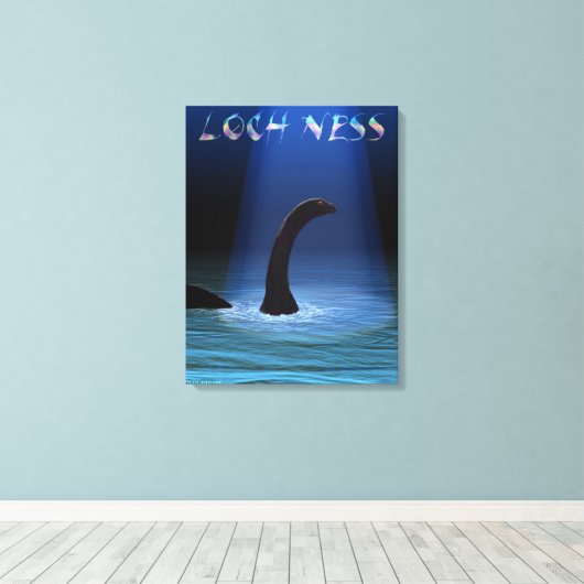 Loch Ness 1 Canvas Afdruk (Insitu (Houten vloer))