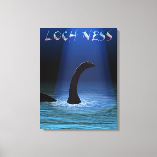 Loch Ness 1 Canvas Afdruk (Voorkant)