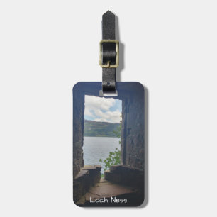 Loch Ness gezien van Urquhart Castle Bagagelabel