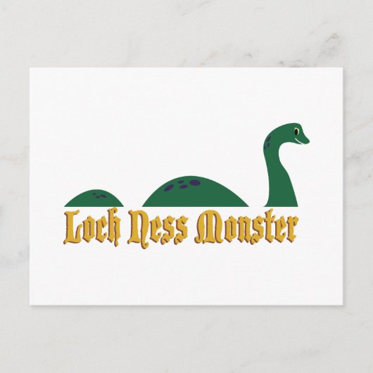 Loch Ness Monster Briefkaart (Voorkant)