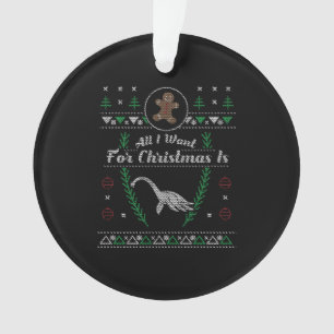Loch Ness Monster Christmas Fausse Chemise