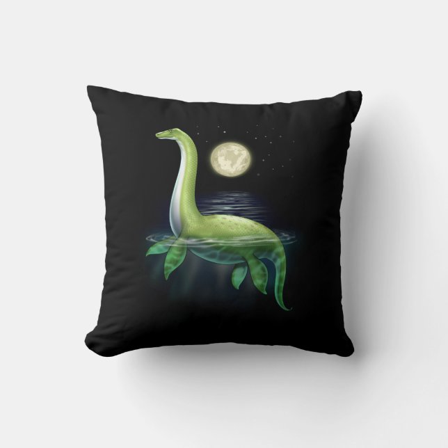 Loch Ness Monster Kussen (Voorkant)