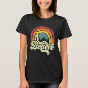 Loch Ness Monster Nessie - Believe Retro Cryptozoo T-shirt