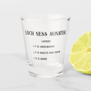 Loch ness monster nieuwheid geschoten glas