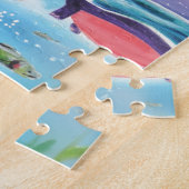 Loch Ness monster onderwater G BRUCE Legpuzzel (Zijkant)