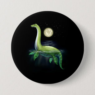 Loch Ness Monster Ronde Button 7,6 Cm