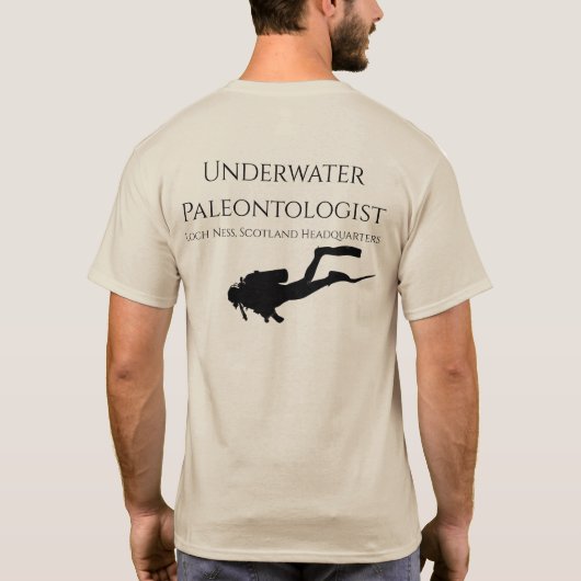 Loch Ness Monster T-Shirt (Achterkant)