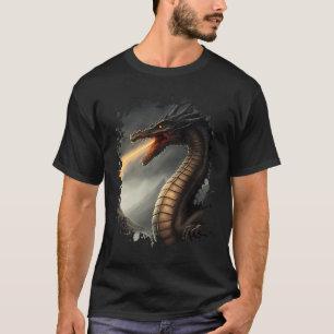 Loch Ness Monster the Fire Breathing Dragon T-shirt