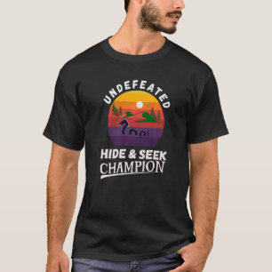 Loch Ness Monster zonder nederlaag Verberg en zoek T-shirt