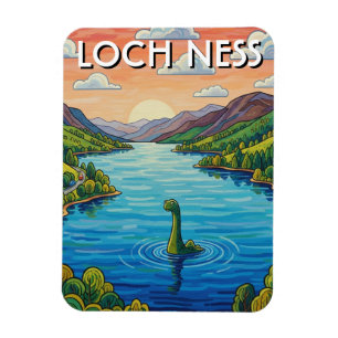 Loch Ness Nessie Reizen Magneet