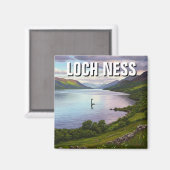 Loch Ness Nessie Travel Magneet (Voorkant / Achterkant)