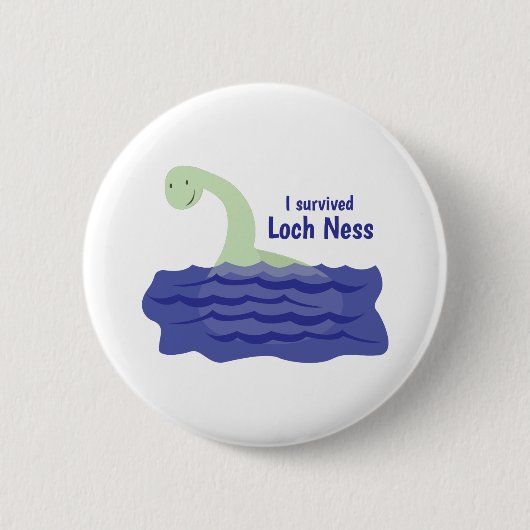 Loch Ness Ronde Button 5,7 Cm (Voorkant)