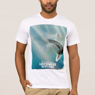 Loch Ness Schotland monster vintage reisposter T-shirt
