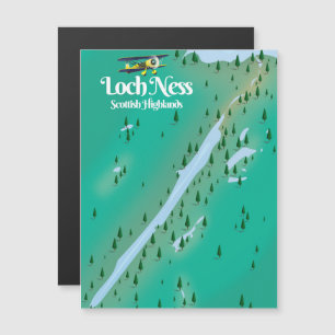 Loch Ness Schotse Hooglanden reis kaart