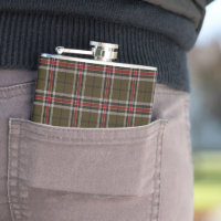Loch Ness Tartan Schotse Plaid Flesje