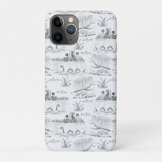 Loch ness toile Case-Mate iPhone case (Achterkant)