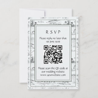 Loch ness toile RSVP kaartje