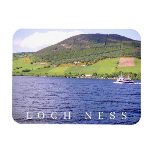 Loch Ness uitzicht koelkastmagneet Magneet (Horizontaal)