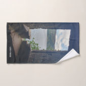 Loch Ness vu du château d'Urquhart (Serviette à main)