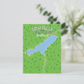 Loch Tulla Écosse Carte de l'affiche de voyage (Debout devant)