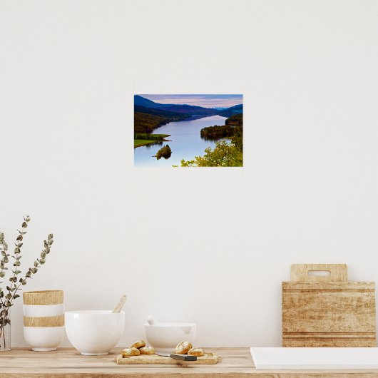 Loch Tummel, affiche de la vue de la reine (Cuisine)