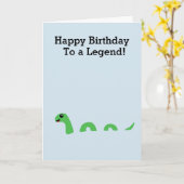 Loch van de cartoon de Grappige Wensen van het Kaart (Gele Bloem)