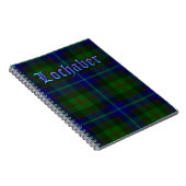 Lochaber District Tartan Notitieboek (Rechterzijde)