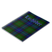 Lochaber District Tartan Notitieboek (Linkerzijde)