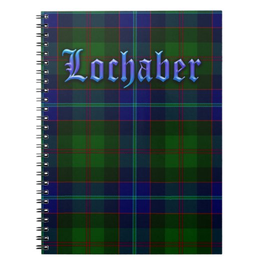 Lochaber District Tartan Notitieboek (Voorkant)