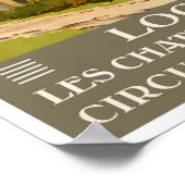 Loches France vintage travel Poster (Coin)