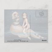 Lochness imaginaire fée art gothique carte postale (Dos)