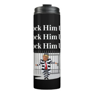 Lock Him Up Trump Thermische Tumbler Thermosbeker