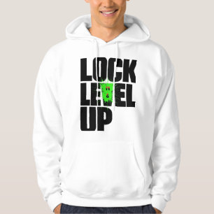 Lock In Level Up Motivatie T-shirt, Hustle Mentali Hoodie